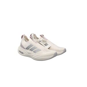ADIDAS Women's Size 6.5 US Wide Cloudfoam Cuxxion Sock‎ Ivory Sneakers Shoes